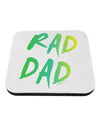 Rad Dad Design - 80s Neon Coaster-Coasters-TooLoud-White-Davson Sales