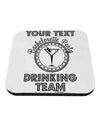 Personalized -Name- Bachelorette Party Drinking Team Coaster-Coasters-TooLoud-White-Davson Sales