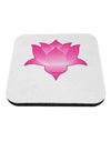 Lotus Flower Design Gradient Coaster by TooLoud-Coasters-TooLoud-White-Davson Sales