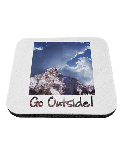 Go Outside Mountain Coaster by TooLoud-Coasters-TooLoud-White-Davson Sales