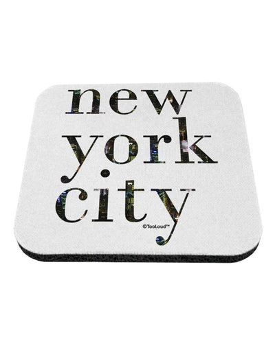 New York City - City Lights Coaster by TooLoud-Coasters-TooLoud-White-Davson Sales