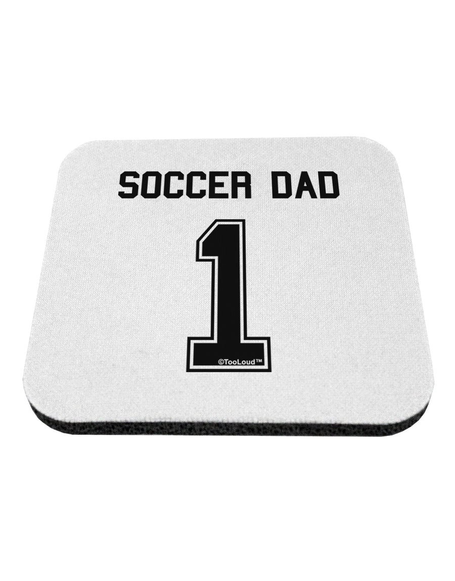 Soccer Dad Jersey Coaster by TooLoud-Coasters-TooLoud-White-Davson Sales