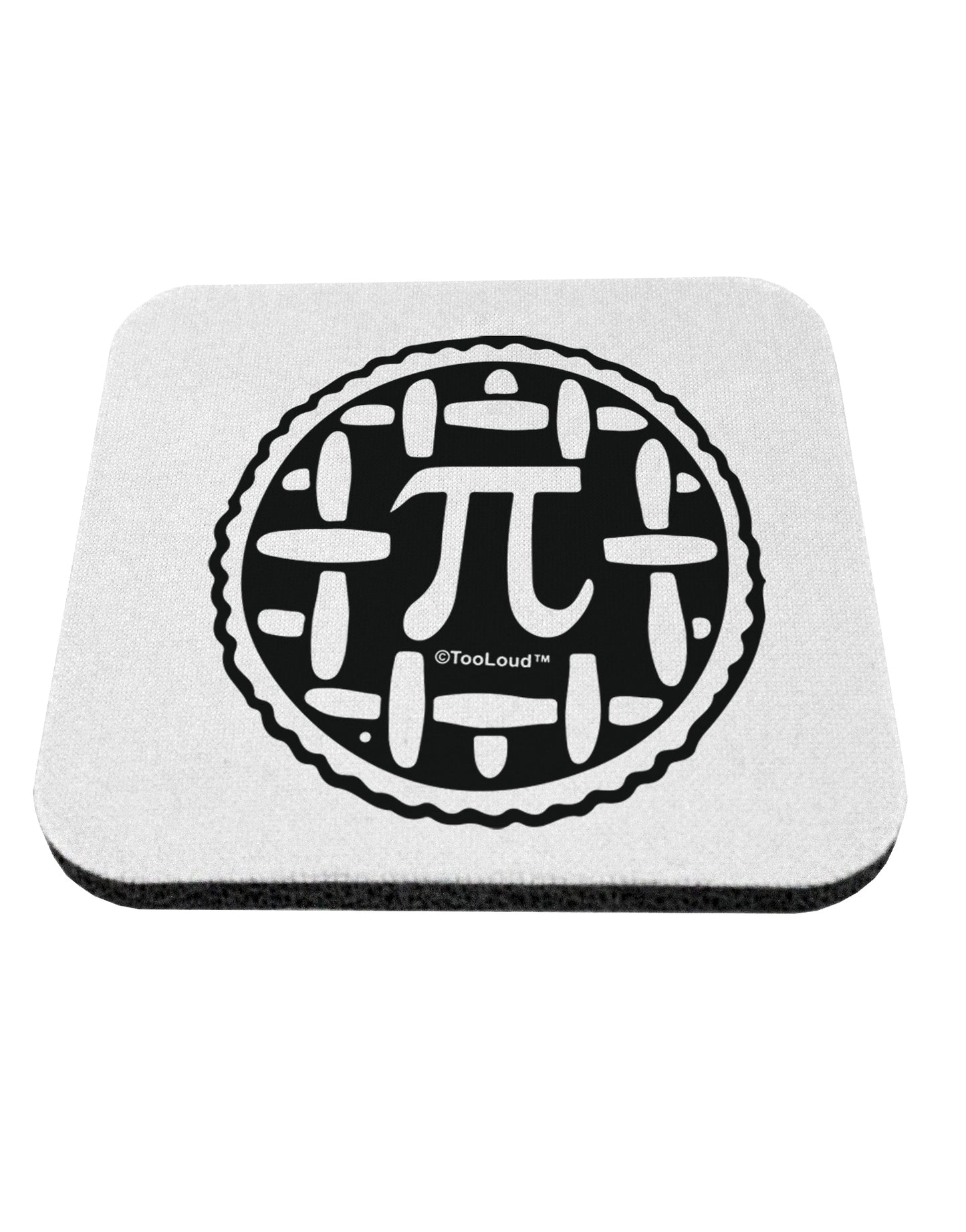 TooLoud Pi Pie Coaster-Coasters-TooLoud-1 Piece-Davson Sales