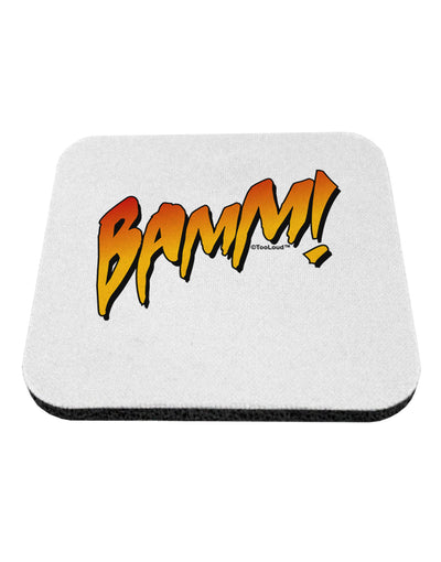 Onomatopoeia BAMM Coaster-Coasters-TooLoud-White-Davson Sales