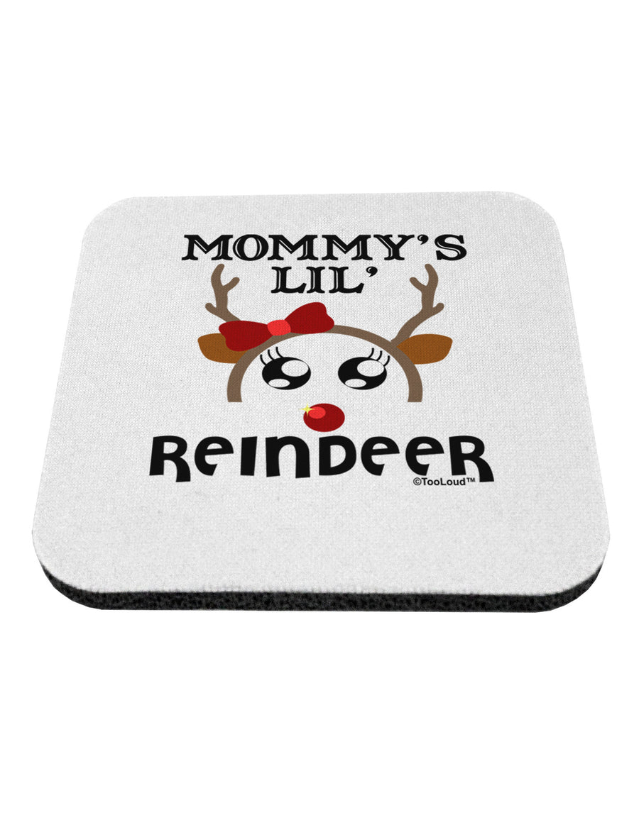 Mommy's Lil Reindeer Girl Coaster-Coasters-TooLoud-1-Davson Sales