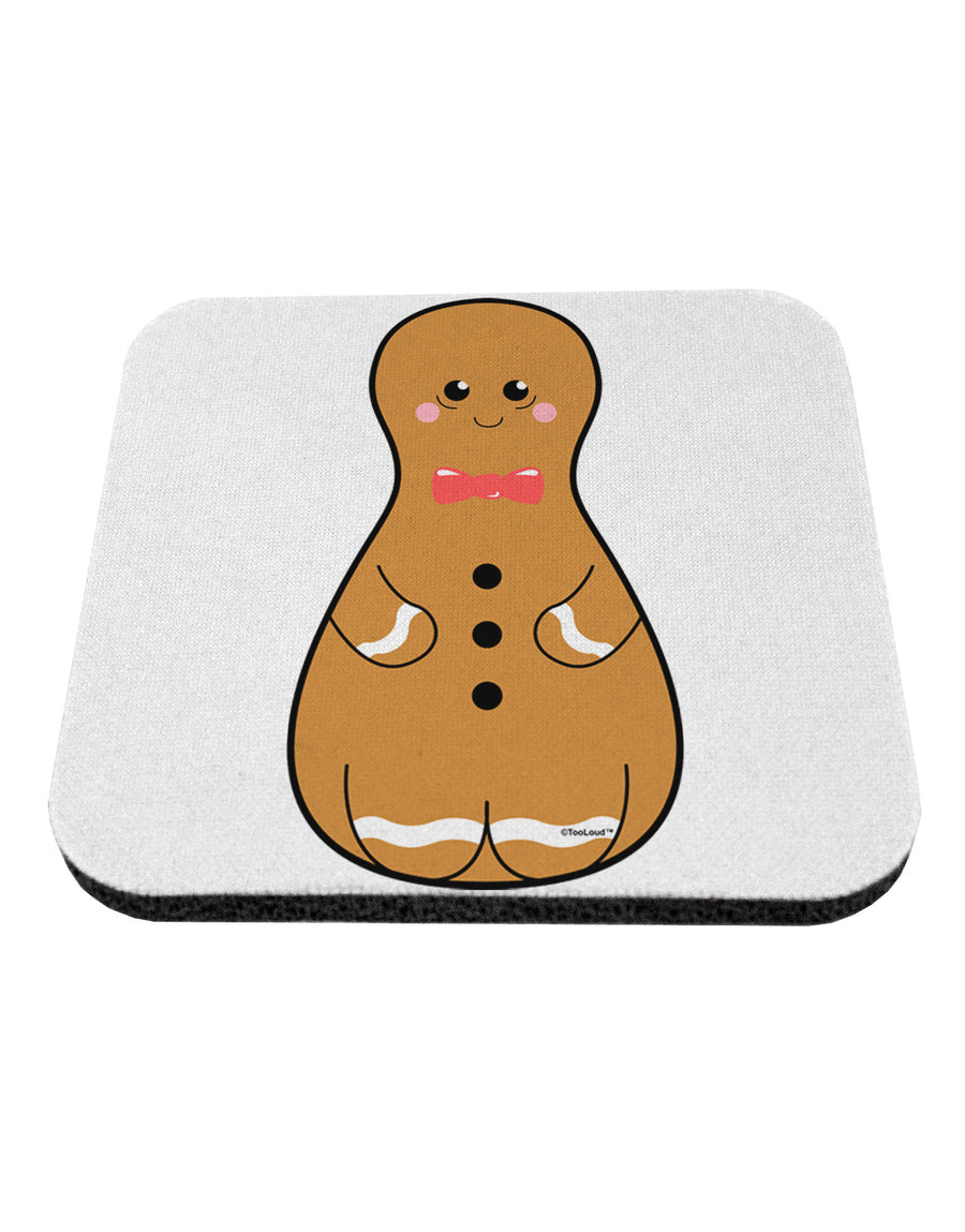 Cute Gingerbread Matryoshka Nesting Doll - Christmas Coaster-Coasters-TooLoud-White-Davson Sales