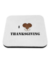 I Heart Thanksgiving Turkey Leg Coaster-Coasters-TooLoud-White-Davson Sales