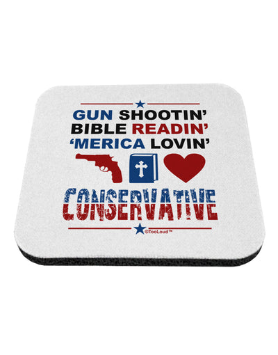 Gun Shootin' Conservative Coaster-Coasters-TooLoud-1-Davson Sales