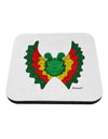 Dilophosaurus Design - Color Coaster by TooLoud-Coasters-TooLoud-White-Davson Sales