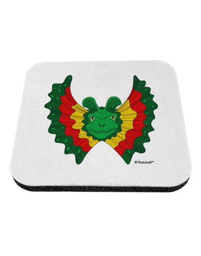 Dilophosaurus Design - Color Coaster by TooLoud-Coasters-TooLoud-White-Davson Sales