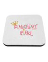 Birthday Girl - Princess Crown and Wand Coaster by TooLoud-Coasters-TooLoud-White-Davson Sales