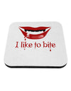 Like to Bite Coaster-Coasters-TooLoud-White-Davson Sales