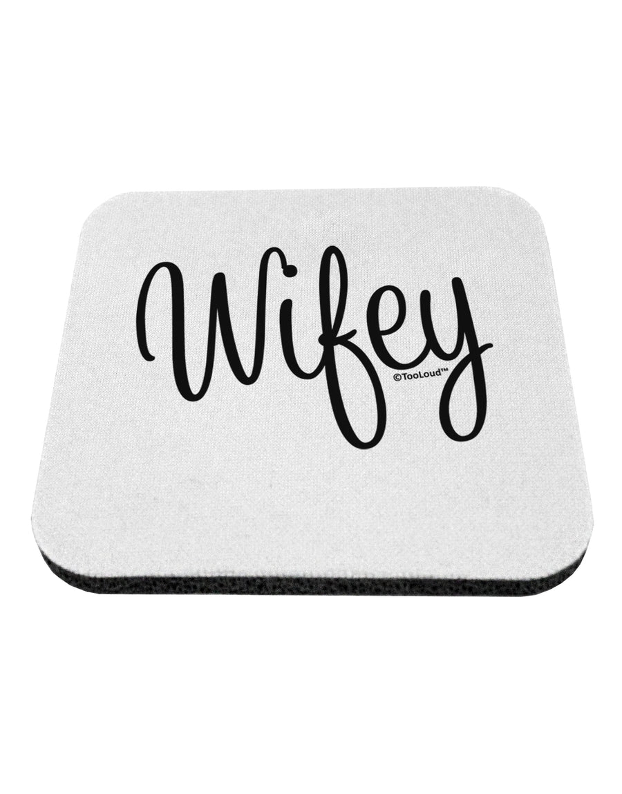 Wifey - Wife Design Coaster by TooLoud-Coasters-TooLoud-White-Davson Sales
