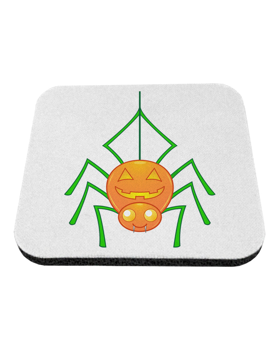 Cute Pumpkin Spider - Halloween Coaster-Coasters-TooLoud-White-Davson Sales