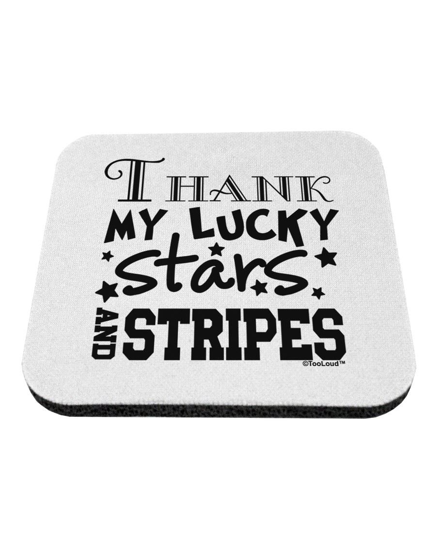 Thank My Lucky Stars and Stripes Coaster by TooLoud-Coasters-TooLoud-White-Davson Sales