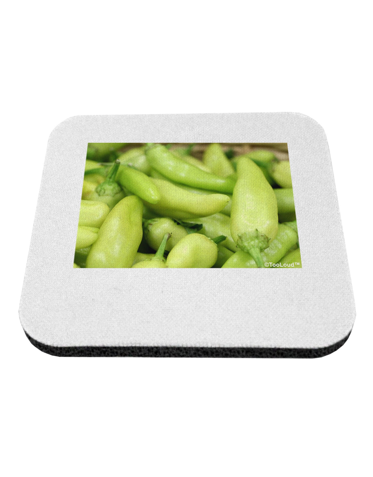 Buy Local - Jalapenos Coaster-Coasters-TooLoud-White-Davson Sales