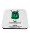 Birthstone Emerald Coaster by TooLoud-Coasters-TooLoud-1-Davson Sales