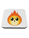 Cute Fireball Design Coaster-Coasters-TooLoud-White-Davson Sales