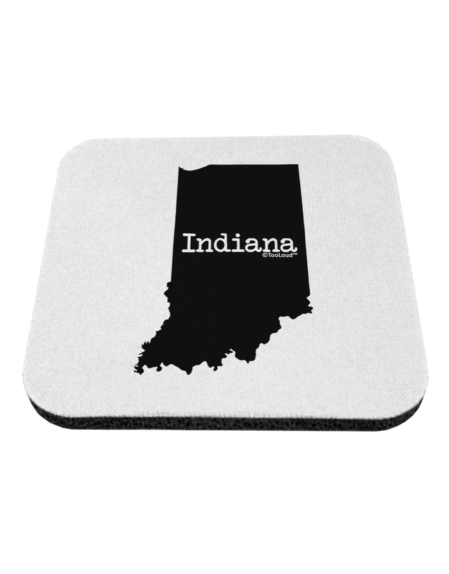 Indiana - United States Shape Coaster-Coasters-TooLoud-White-Davson Sales