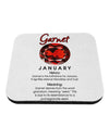 Birthstone Garnet Coaster by TooLoud-Coasters-TooLoud-1-Davson Sales