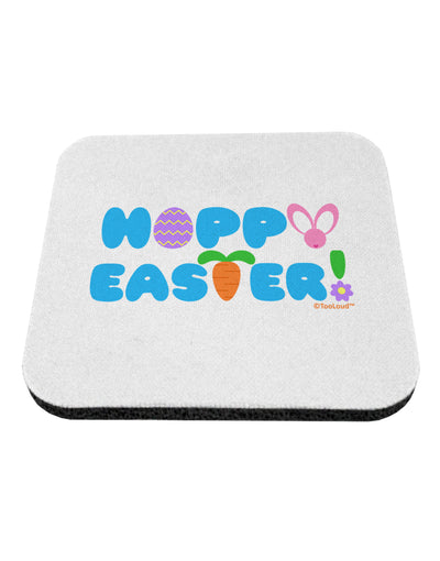 Cute Decorative Hoppy Easter Design Coaster by TooLoud-Coasters-TooLoud-White-Davson Sales