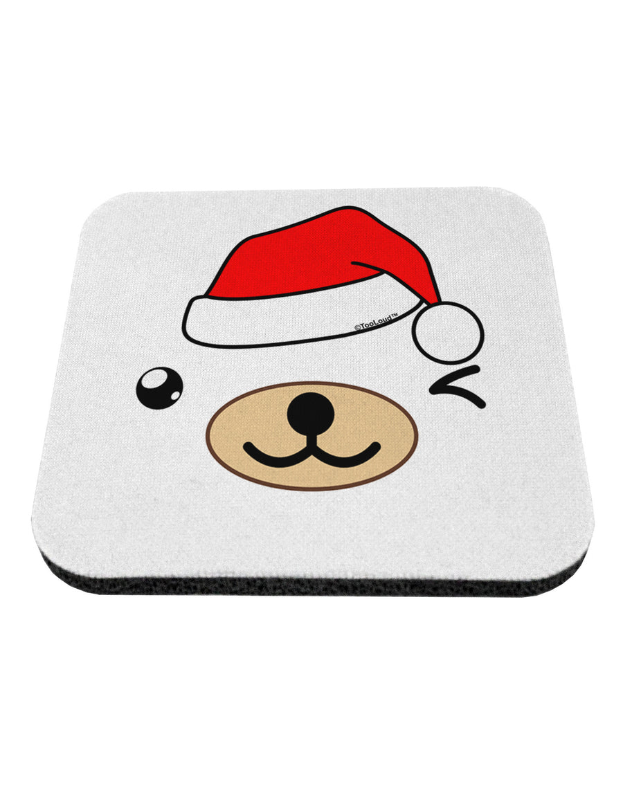 Kyu-T Face Beartholomew Santa Boy Bear Coaster-Coasters-TooLoud-White-Davson Sales