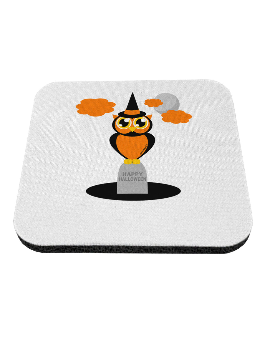 Owl Orange Coaster-Coasters-TooLoud-White-Davson Sales