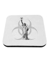 Biohazard Statue of Liberty Coaster-Coasters-TooLoud-White-Davson Sales