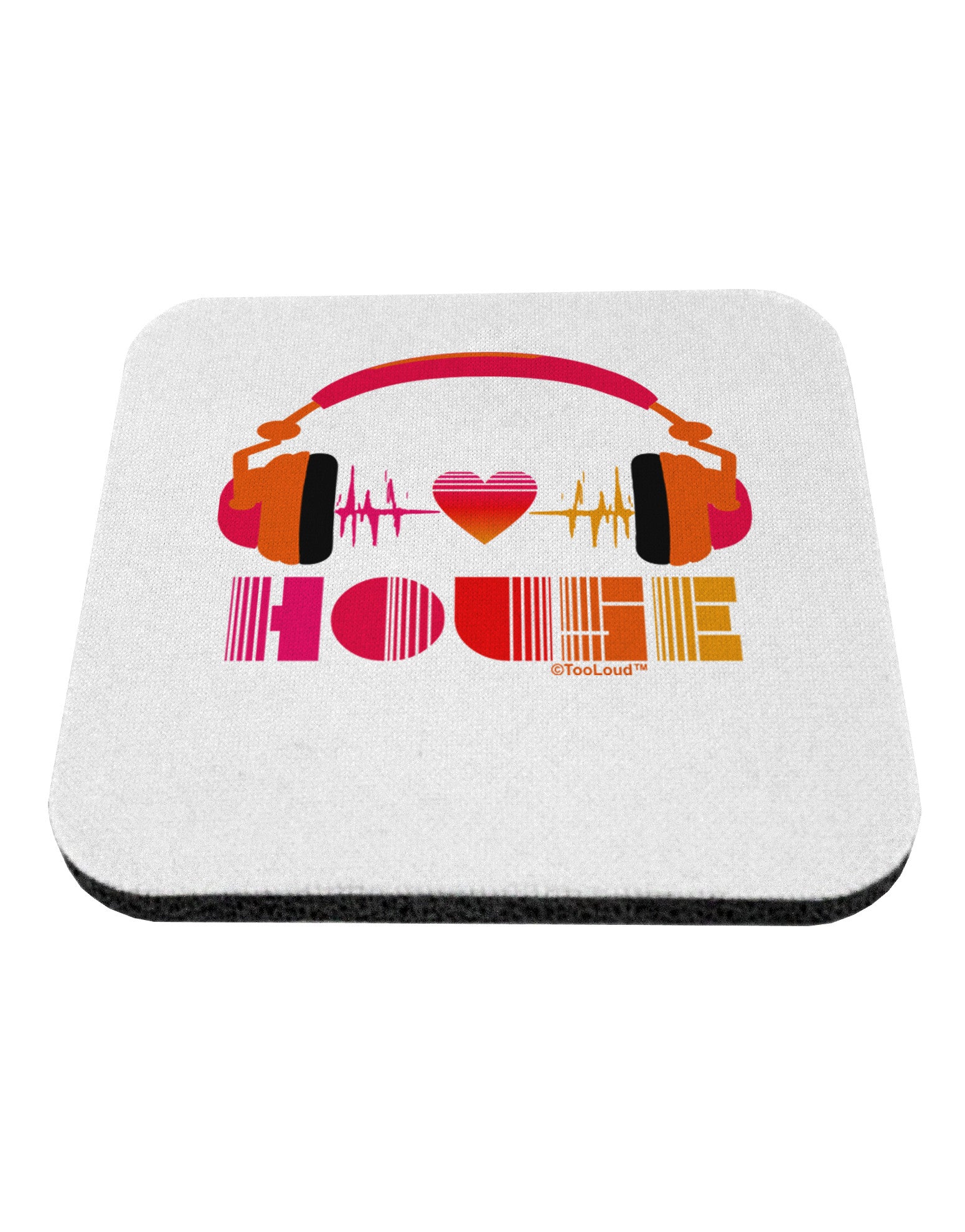 Heart House Coaster-Coasters-TooLoud-White-Davson Sales