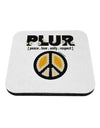 PLUR Daisies Coaster-Coasters-TooLoud-White-Davson Sales