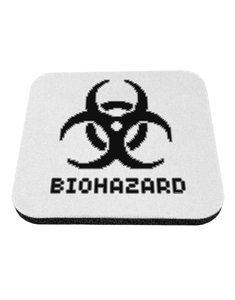 Biohazard Symbol Pixels - Apocalypse Coaster-Coasters-TooLoud-White-Davson Sales