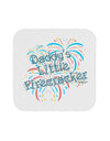 Daddy's Little Firecracker Coaster-Coasters-TooLoud-White-Davson Sales