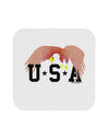 Bald Eagle USA Coaster by TooLoud-Coasters-TooLoud-White-Davson Sales