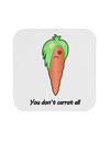 Carrot - You Don't Carrot All Coaster-Coasters-TooLoud-White-Davson Sales