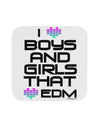 I Heart Boys and Girls That Heart EDM Coaster-Coasters-TooLoud-White-Davson Sales