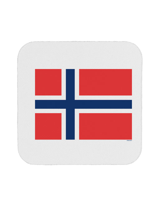 TooLoud Norwegian Flag Coaster-Coasters-TooLoud-1 Piece-Davson Sales
