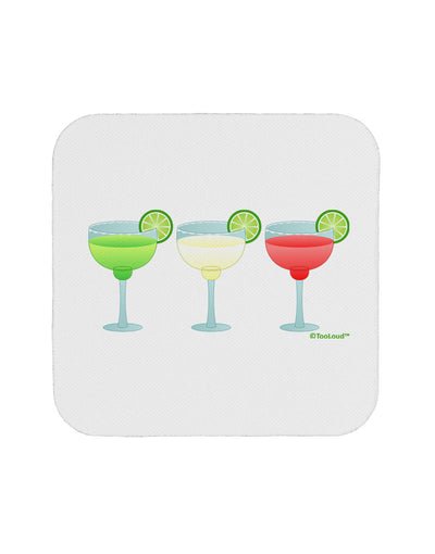 Margaritas - Mexican Flag Colors - Cinco de Mayo Coaster by TooLoud-Coasters-TooLoud-White-Davson Sales