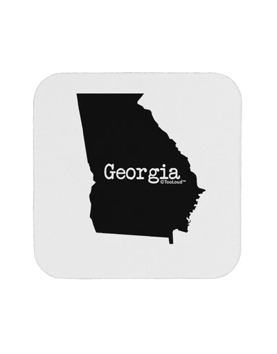 Georgia - United States Shape Coaster-Coasters-TooLoud-White-Davson Sales