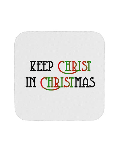 Keep Christ in Christmas Coaster-Coasters-TooLoud-White-Davson Sales