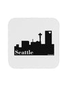 Seattle Skyline with Space Needle Coaster by TooLoud-Coasters-TooLoud-White-Davson Sales