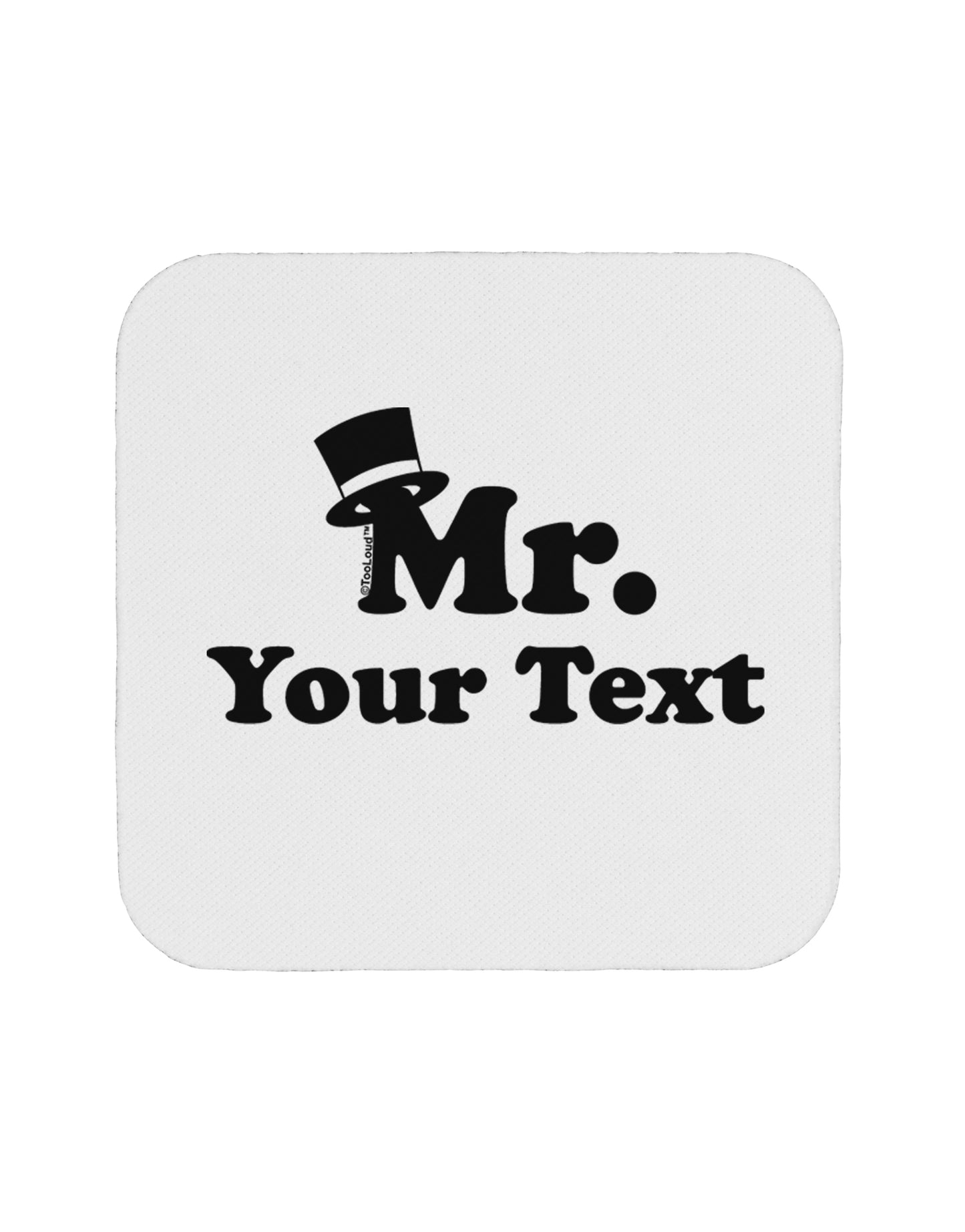 Personalized Mr Classy Coaster by TooLoud-Coasters-TooLoud-White-Davson Sales