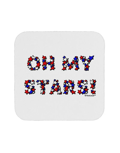 Oh My Stars Patriotic Design Coaster by TooLoud-Coasters-TooLoud-White-Davson Sales