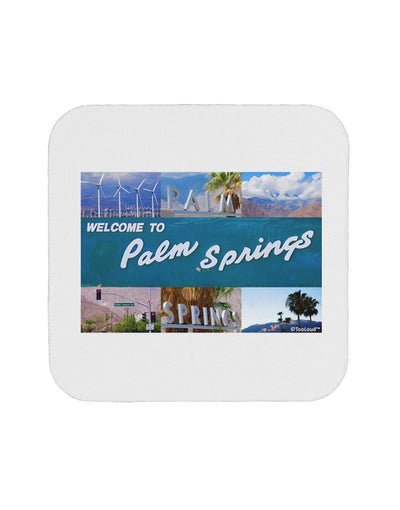 Welcome to Palm Springs Collage Coaster-Coasters-TooLoud-White-Davson Sales