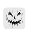 Halloween Scary Evil Jack O Lantern Pumpkin Coaster-Coasters-TooLoud-White-Davson Sales