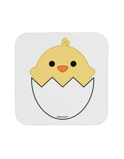 Cute Hatching Chick Design Coaster by TooLoud