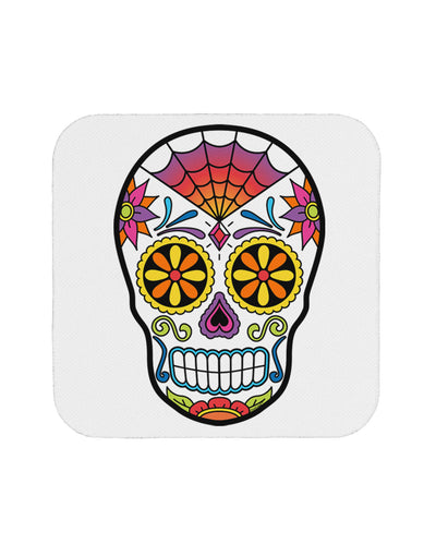 Version 1 Colorful Day of the Dead Calavera Coaster-Coasters-TooLoud-White-Davson Sales