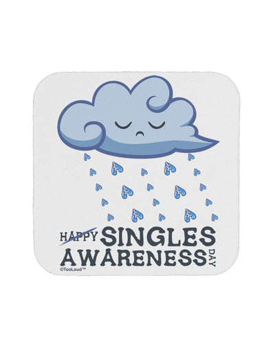 Happy Singles Awareness Day Coaster-Coasters-TooLoud-White-Davson Sales