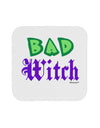 Bad Witch Color Green Coaster-Coasters-TooLoud-White-Davson Sales
