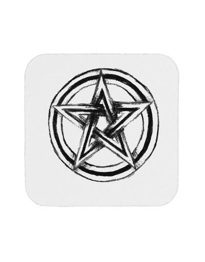 Pentacle Magick Witchcraft Star Coaster-Coasters-TooLoud-White-Davson Sales