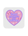 Happy Mother's Day Mommy - Pink Coaster by TooLoud-Coasters-TooLoud-White-Davson Sales